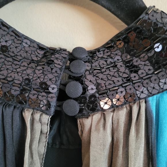 Zara lined silk halter dress, size M - Picture 4 of 15